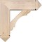 Ekena Millwork Olympic Arts and Crafts Smooth Bracket w/ Offset Brace, Douglas Fir, 7 1/2"W x 24"D x 24"H BKT0806X24X24OLY03SDF - alternate 4
